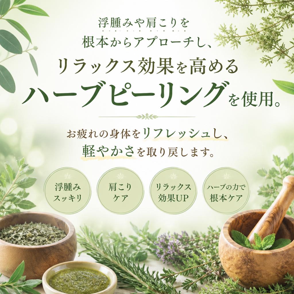 浮腫み・肩こりを解消する施術