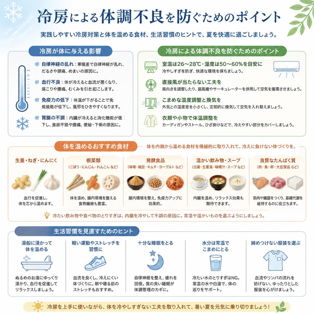 冷房対策の重要性とその方法