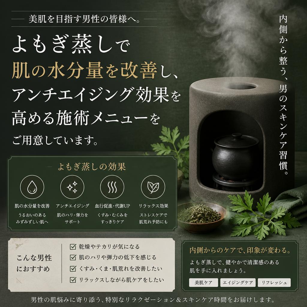 男性のための美肌ケアとアンチエイジング