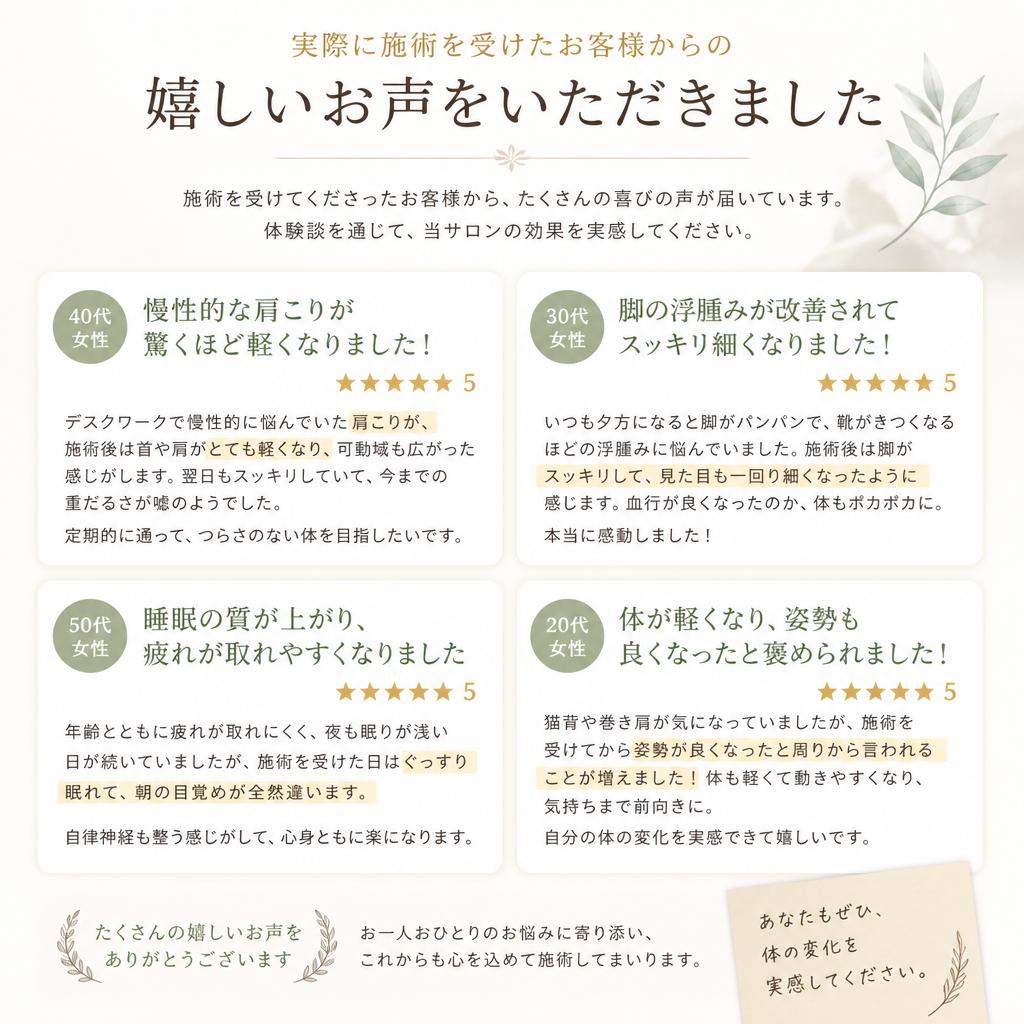 お客様の声