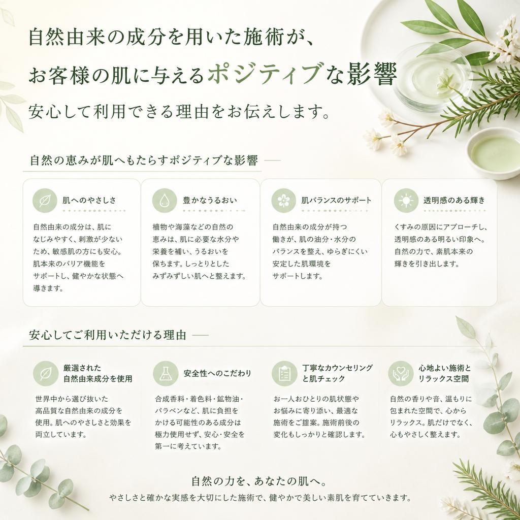 4. 自然派美容の重要性