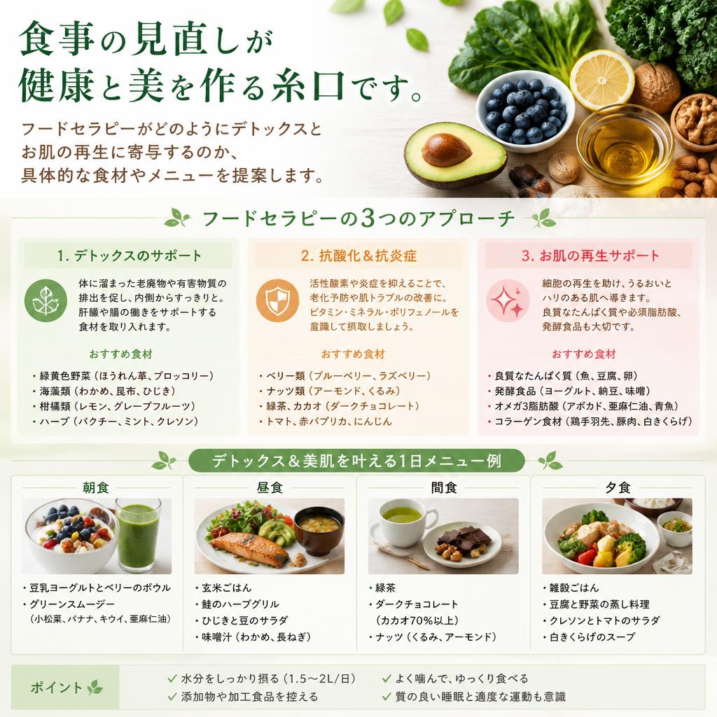 フードセラピーで内側から美しく