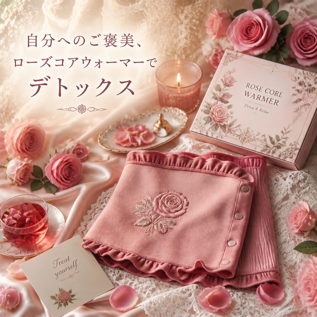 自分へのご褒美、ローズコアウォーマーでデトックス