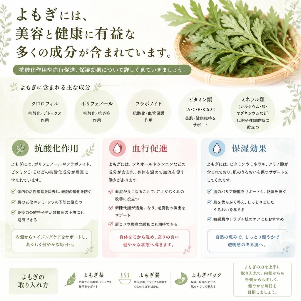 よもぎの力を知る