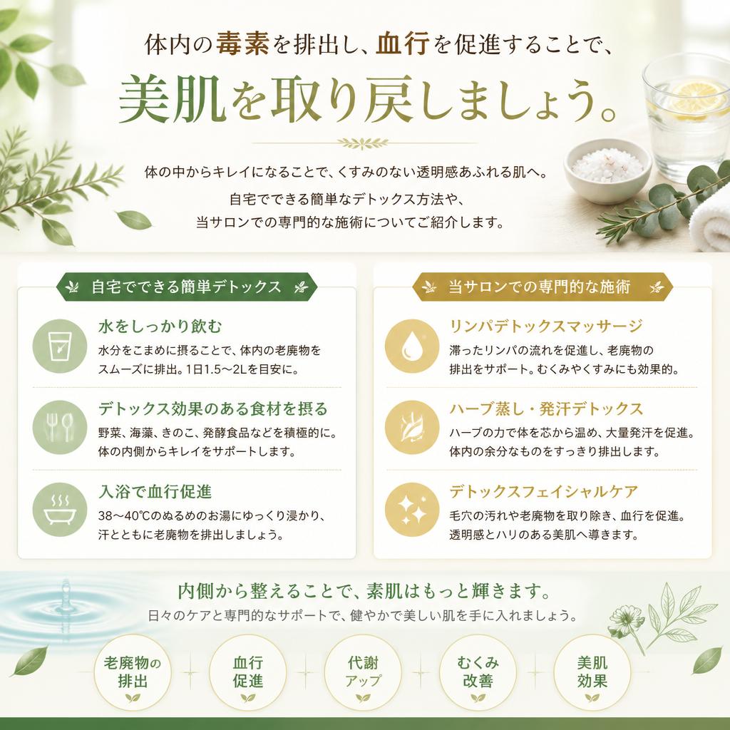 デトックスの重要性