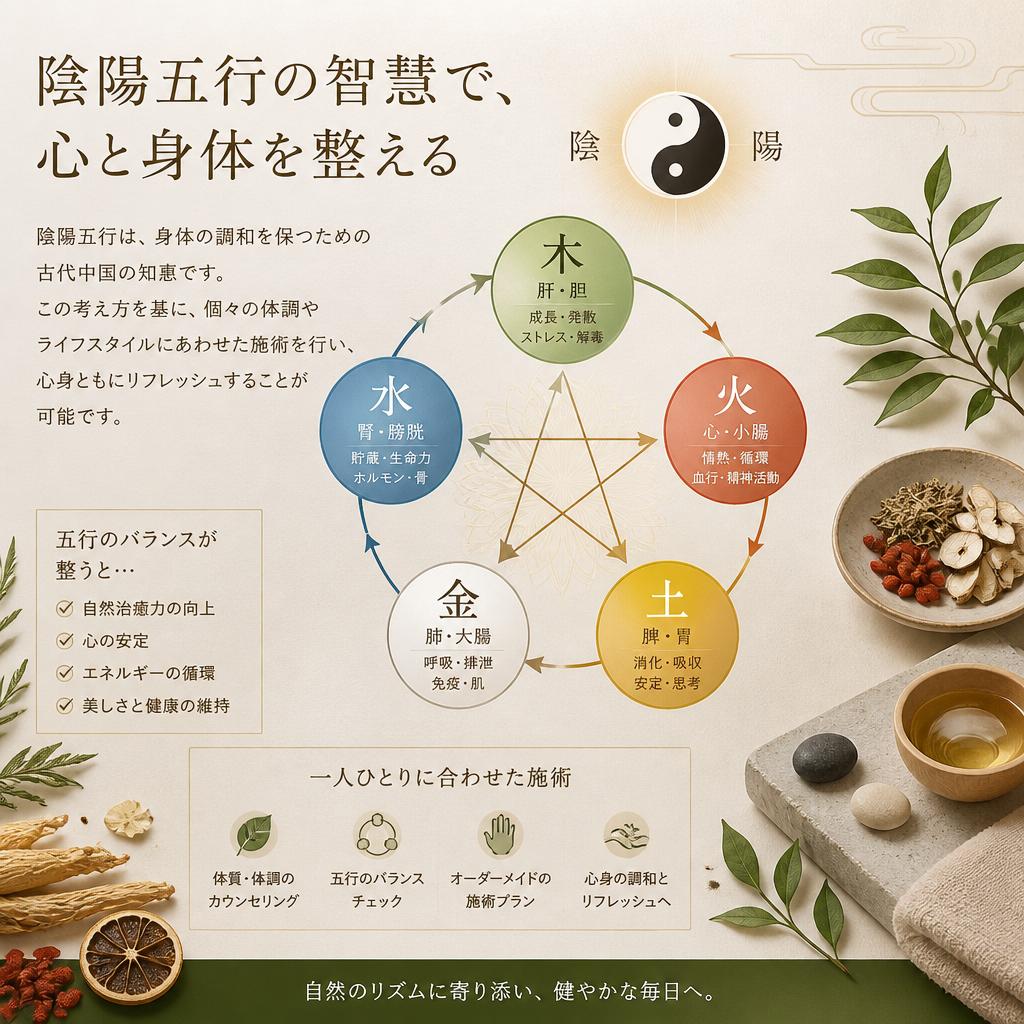 陰陽五行と美容の関係