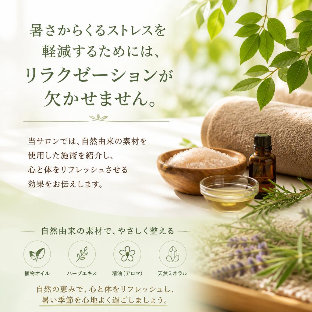 健康維持に役立つリラクゼーション